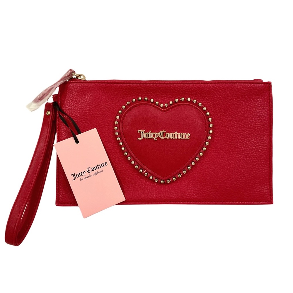 JUICY COUTURE Love Never Dies Heart Wristlet NWT